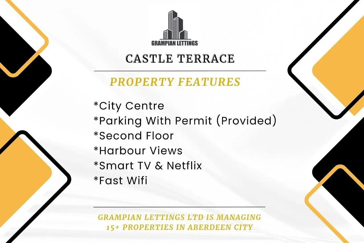 Apartamento Castle Terrace - Grampian Lettings Ltd Aberdeen